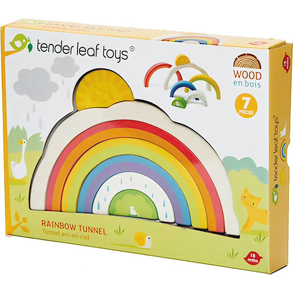 Tender Leaf Toys Regenbogen Tunnel