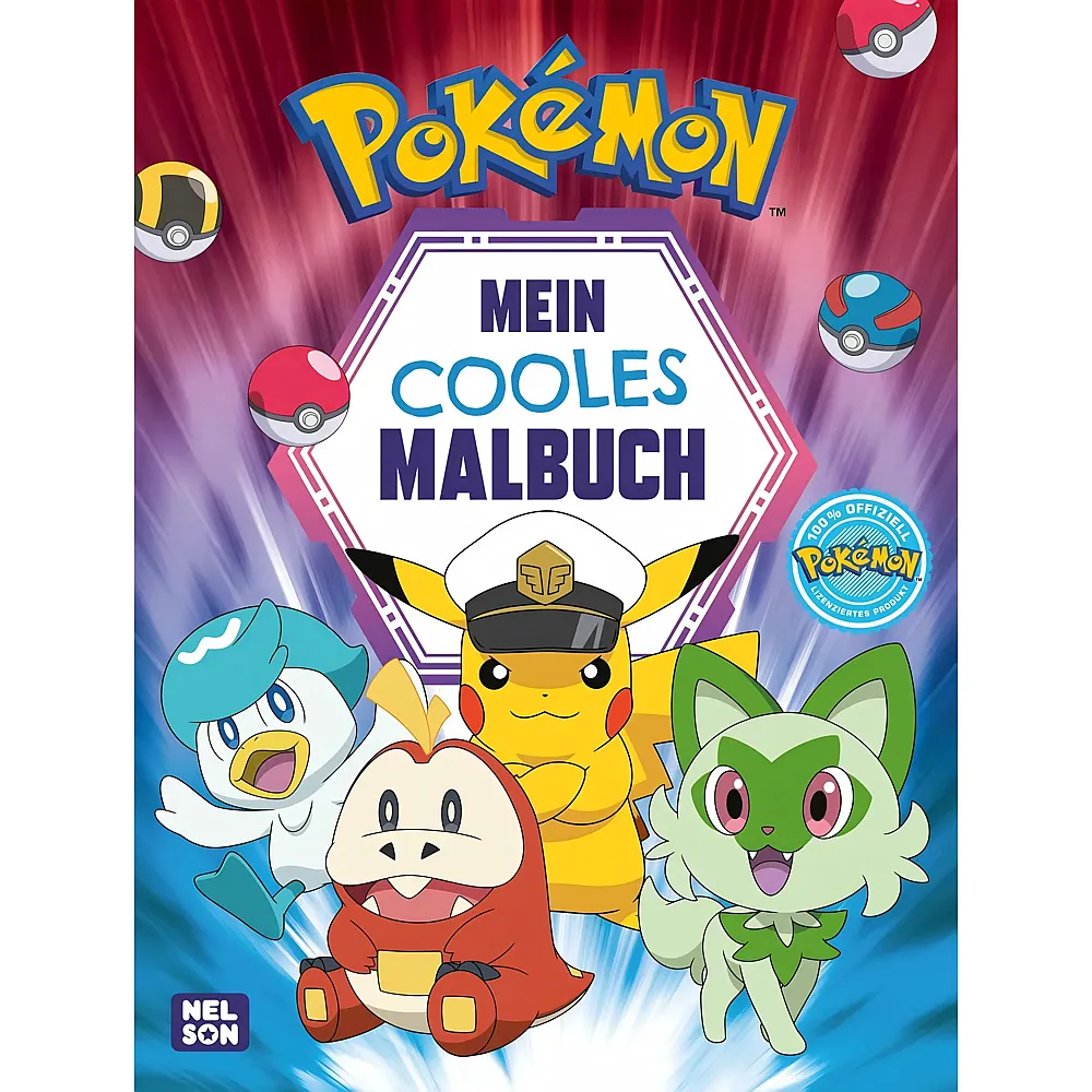 Nelson Pok�mon Mein cooles Malbuch