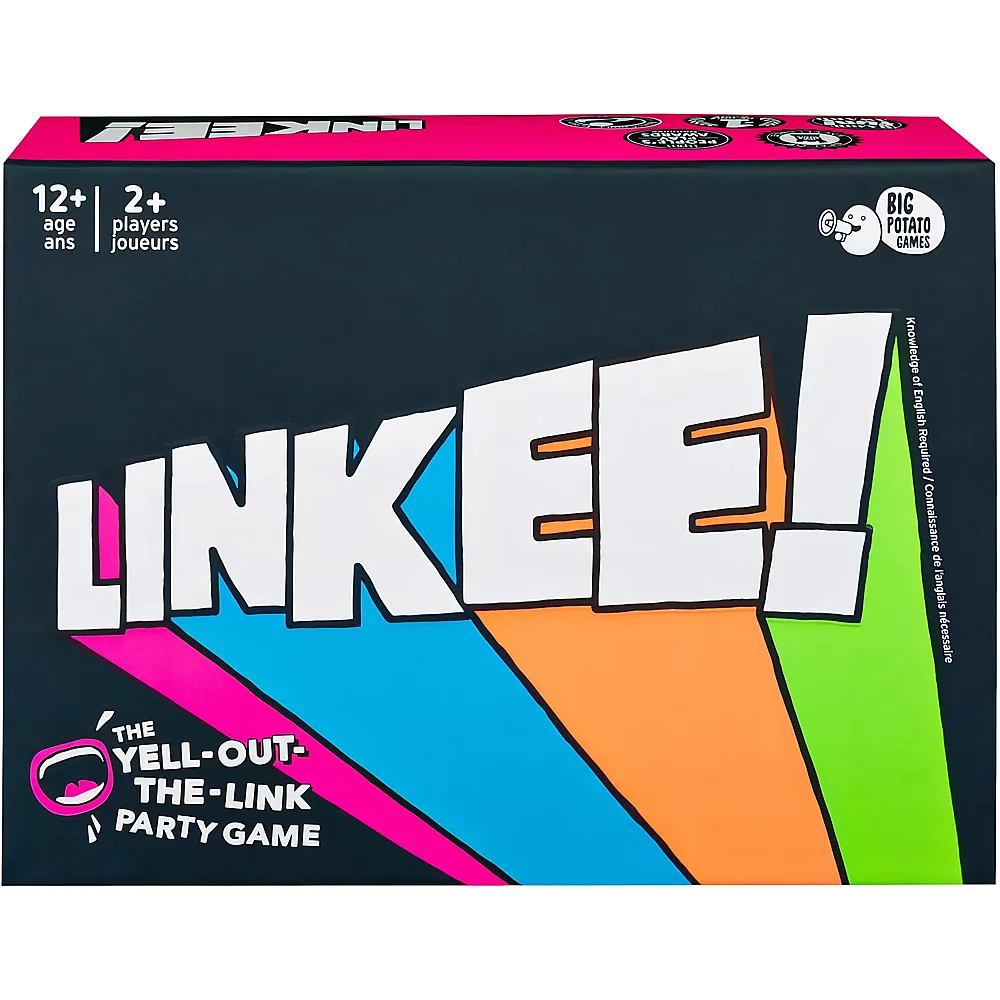Spin Master Big Potato Linkee, The Super-Simple, Shout-Out-Loud Trivia-Spiel