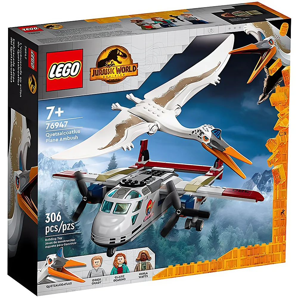 LEGO Jurassic World Quetzalcoatlus: Flugzeug-berfall 76947