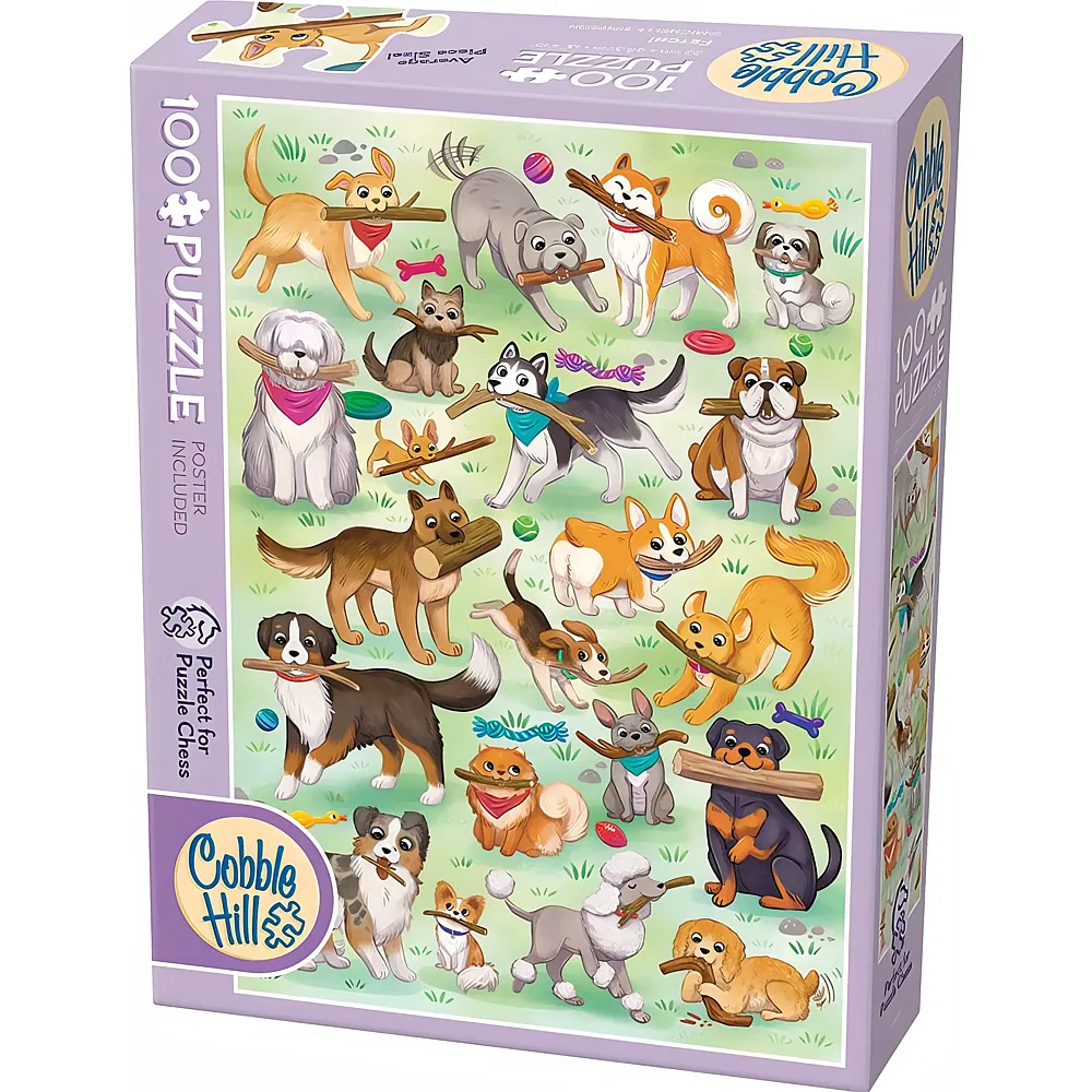 Cobble Hill Puzzle 100 Teile XXL Teile - Fetch