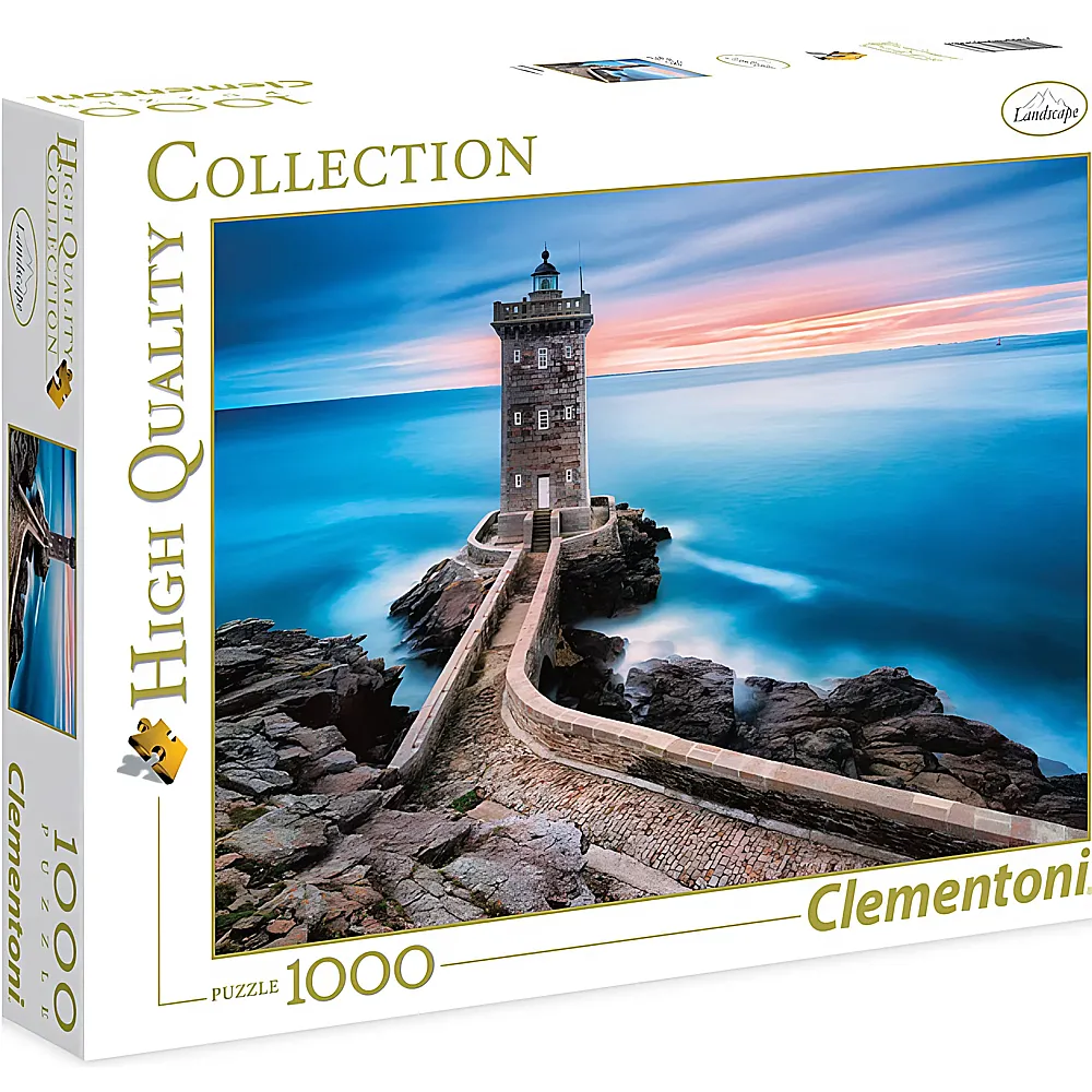 Clementoni Puzzle High Quality Collection Leuchtturm 1000Teile