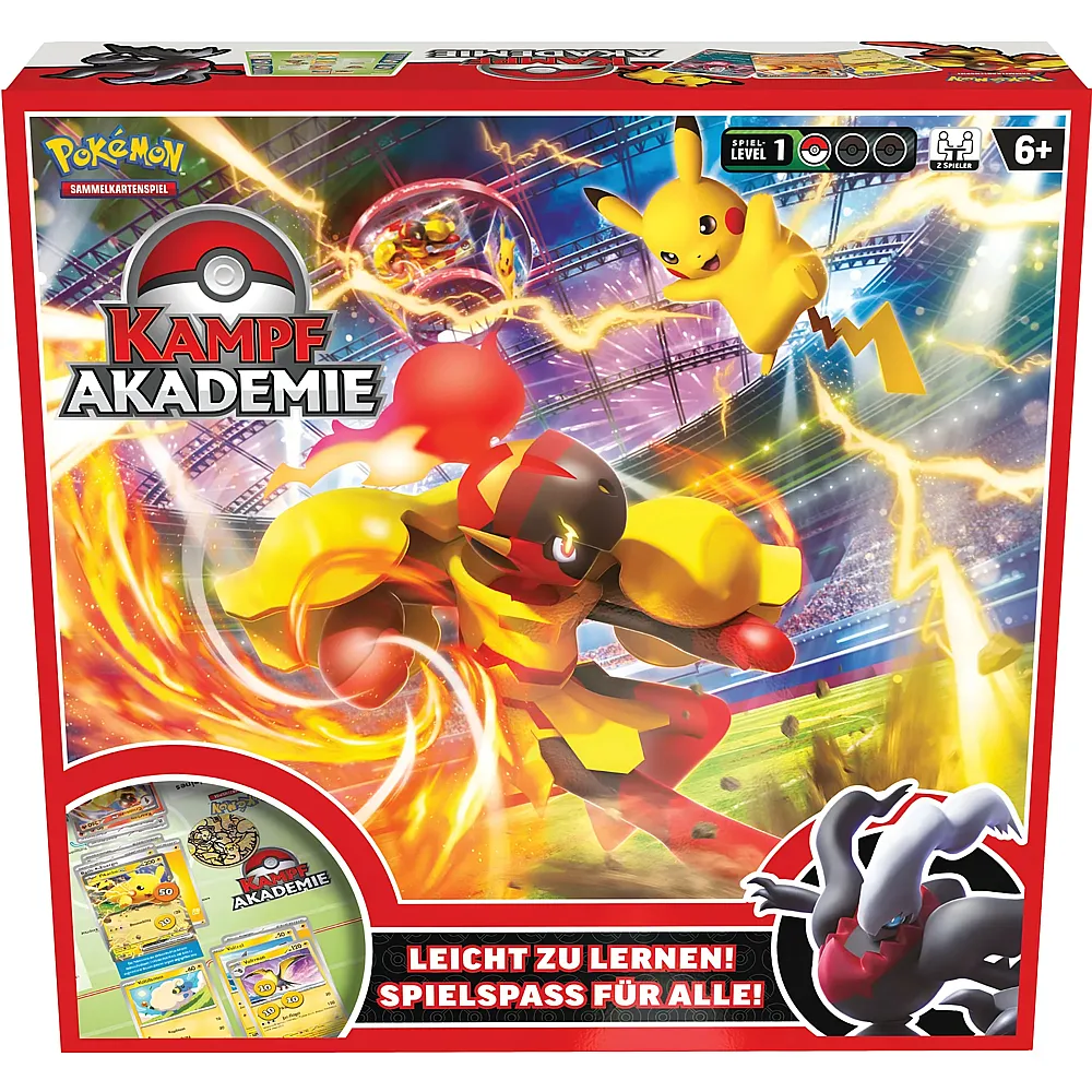 Pok�mon TCG Pok�mon Kampf Akademie Pikachu-ex, Crimanzo-ex & Darkrai-ex DE