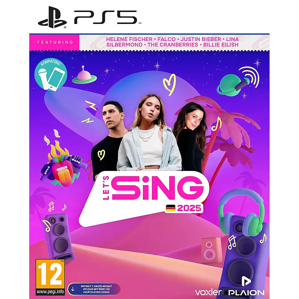GAME Let's Sing 2025, PS5