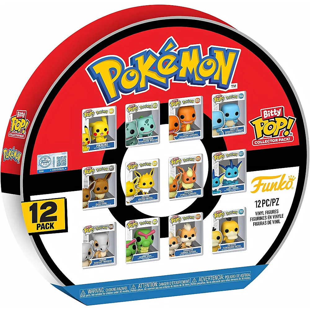 Funko Bitty POP Pok�mon 12pc MLTIPK - Suche