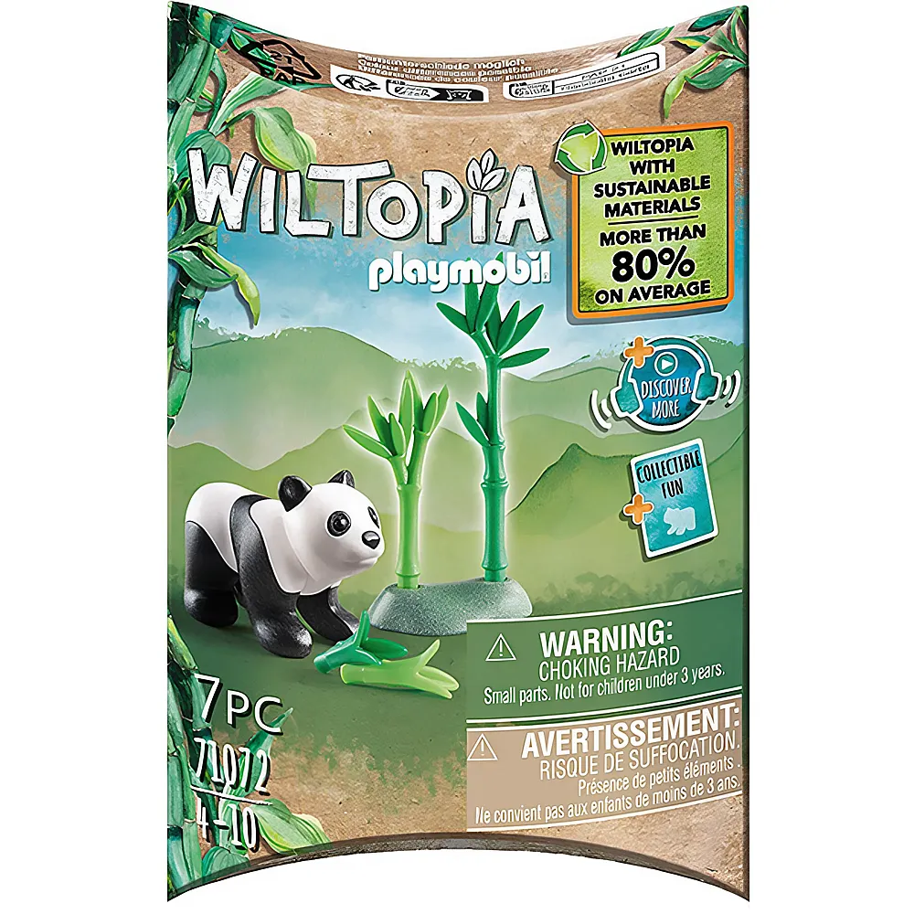 PLAYMOBIL Wiltopia Junger Panda 71072