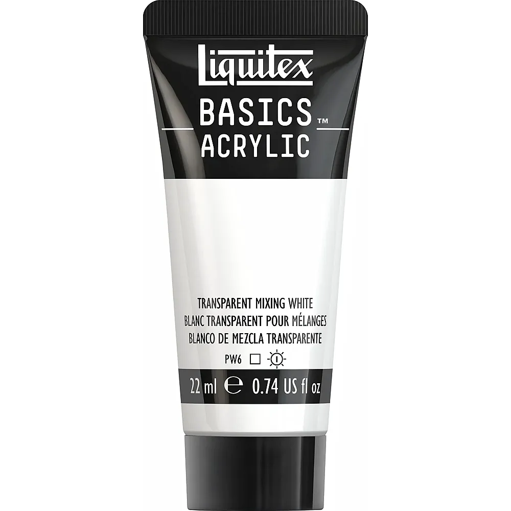Liquitex Lqx Basics Acrylfarbe 22ml Tube Mischweiss Transparent - Suche