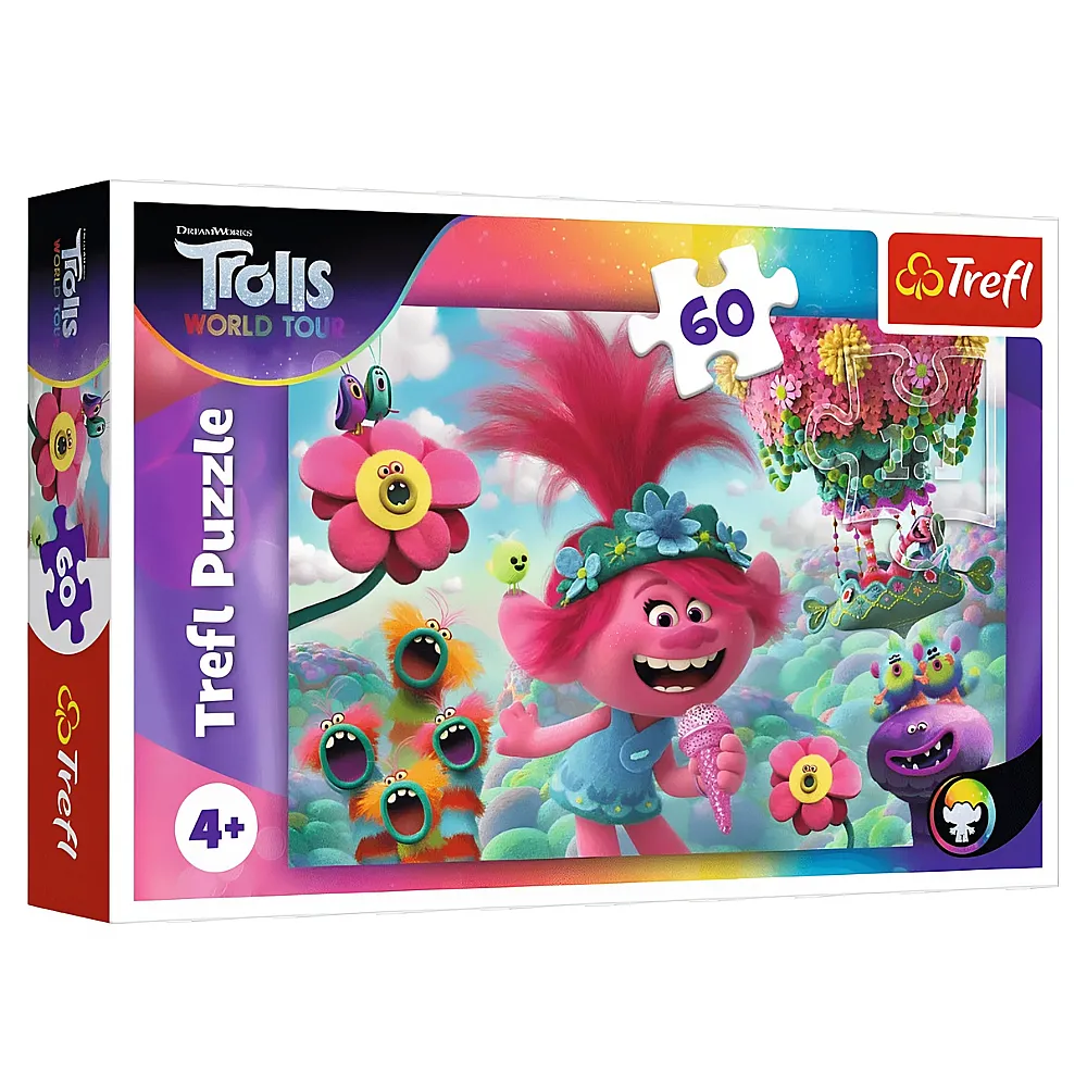 Trefl Puzzle Trolls World Tour - 60 pi�ces