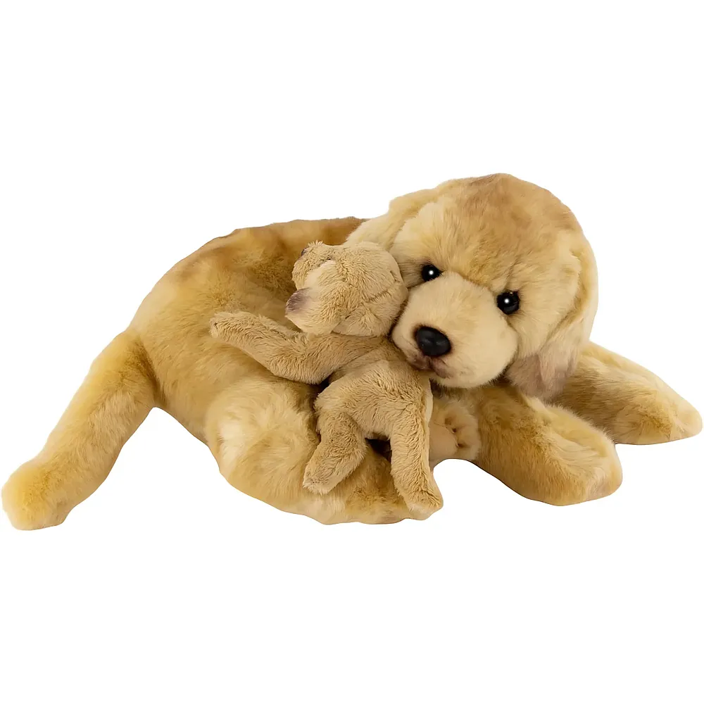 Carl Dick Labrador mit Baby - 30 cm