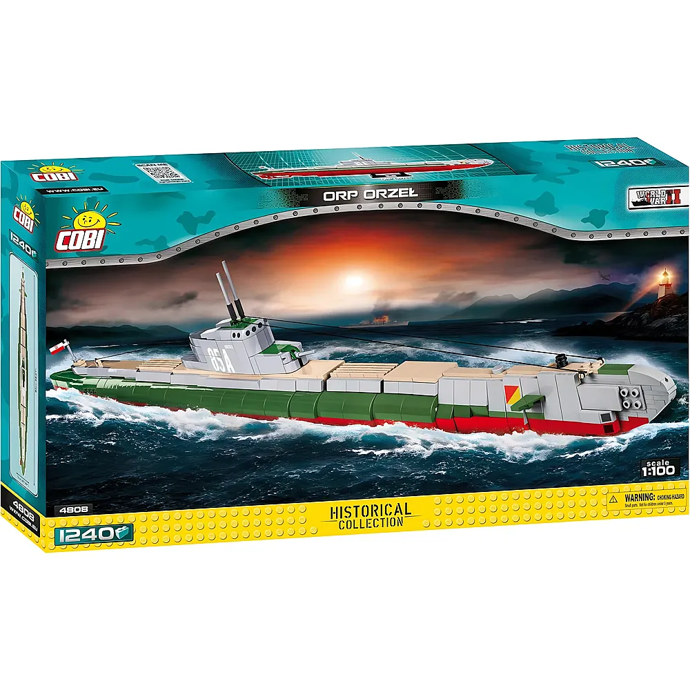 COBI Historical Collection U-Boot Orp Orzel 4808