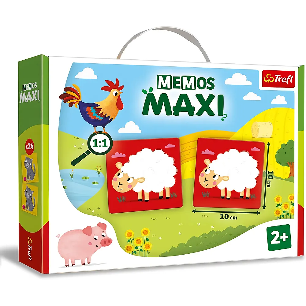 meinspielzeug - Trefl Spiele Memos Maxi Bauernhof | Memory