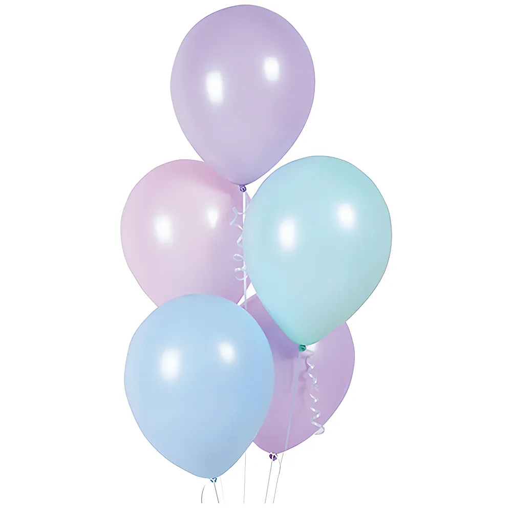 Amscan Latexballons Macaron 10Teile | Kindergeburtstag