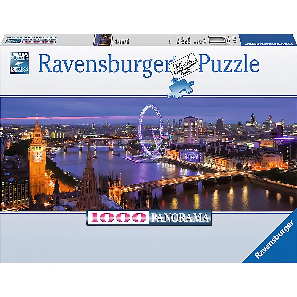 Ravensburger Puzzle Panorama London bei Nacht 1000Teile