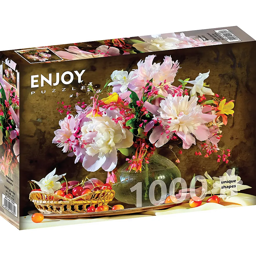 Enjoy Puzzle Pfingstrosen Sch�nheit - 1000 Teile