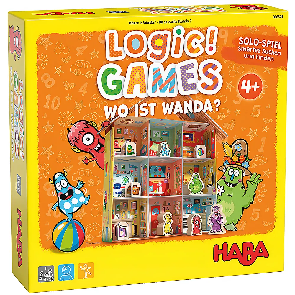 HABA Spiele Logic GAMES - Wo ist Wanda