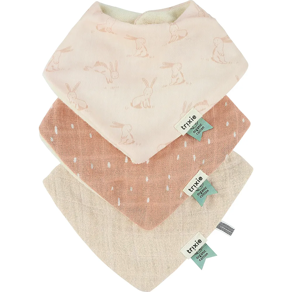 Trixie Mrs. Hase 3er Set Bandana L�tzchen - 3 Teile
