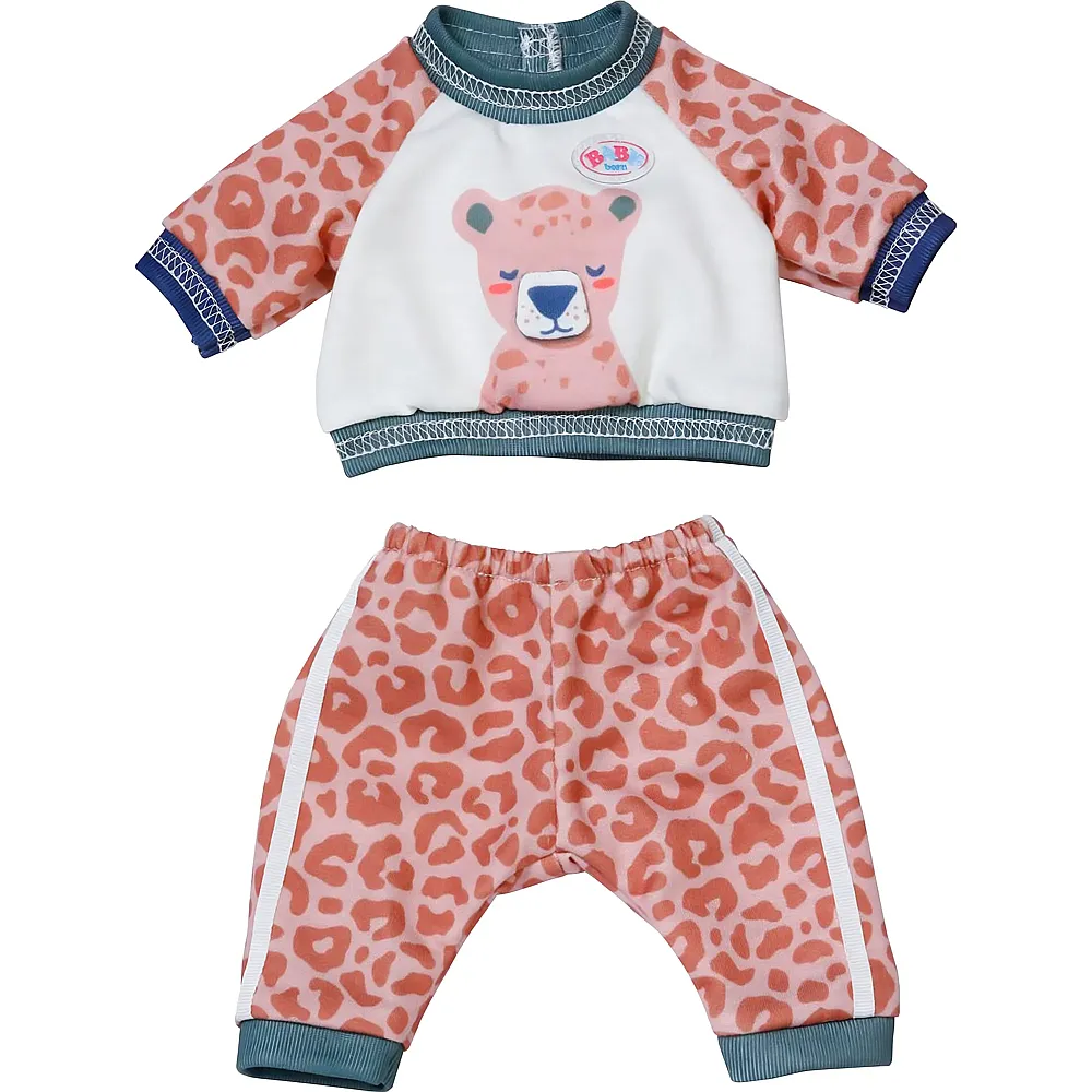 Zapf Creation Baby Born Jogging Anzug Dschungel - 36 cm | Puppenkleider