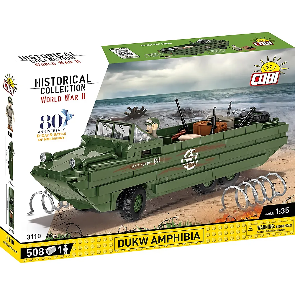 COBI Historical Collection DUKW Amphibia D-day 3110