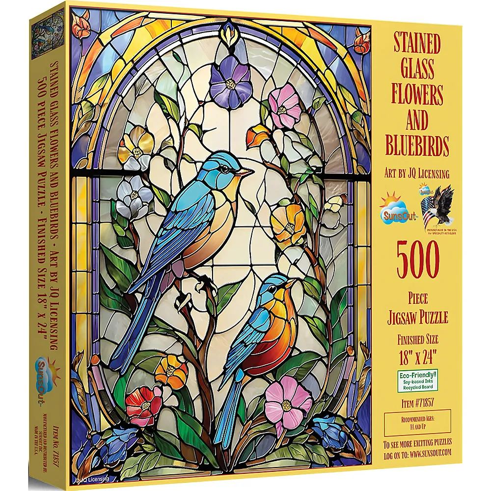 SunsOut Puzzle JQ Licensing SG Blumen und H�ttens�nger - 500 Teile
