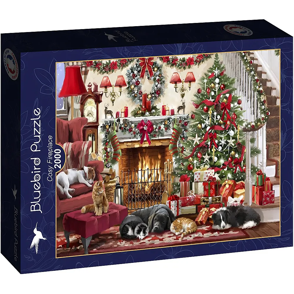 Bluebird Puzzle Cosy Fireplace 2000Teile