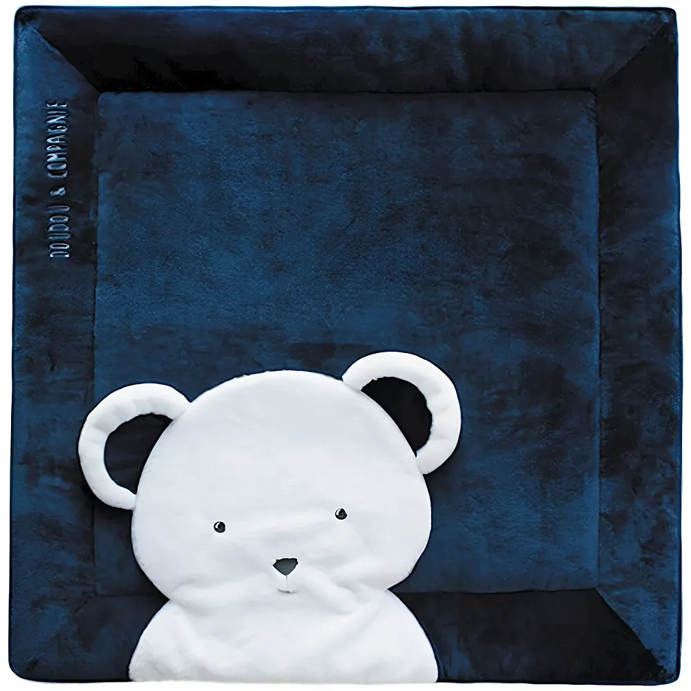 Doudou et Compagnie Kuschelteppich B�r - 100 x 100 cm | Dekoration