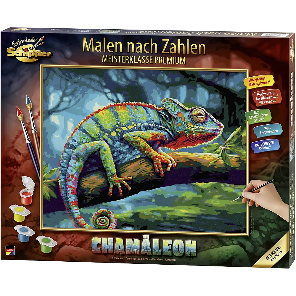 Schipper Tiermotive Malen nach Zahlen Cham�leon