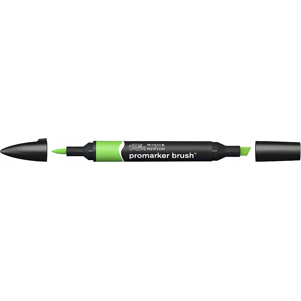 meinspielzeug - Winsor & Newton Promarker Brush mit 2 Spitzen Leuchtendgr�n | Farbe & Kreide