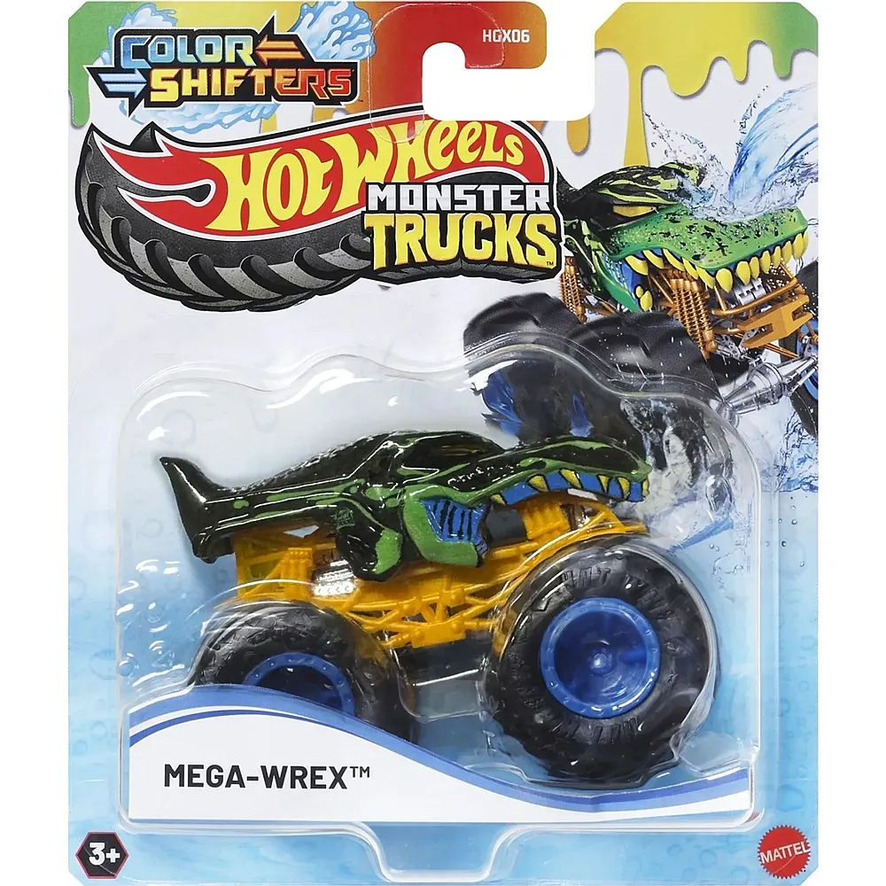 Hot Wheels Monster Trucks Color Shifters Mega-Wrex - 1:64 | Autos