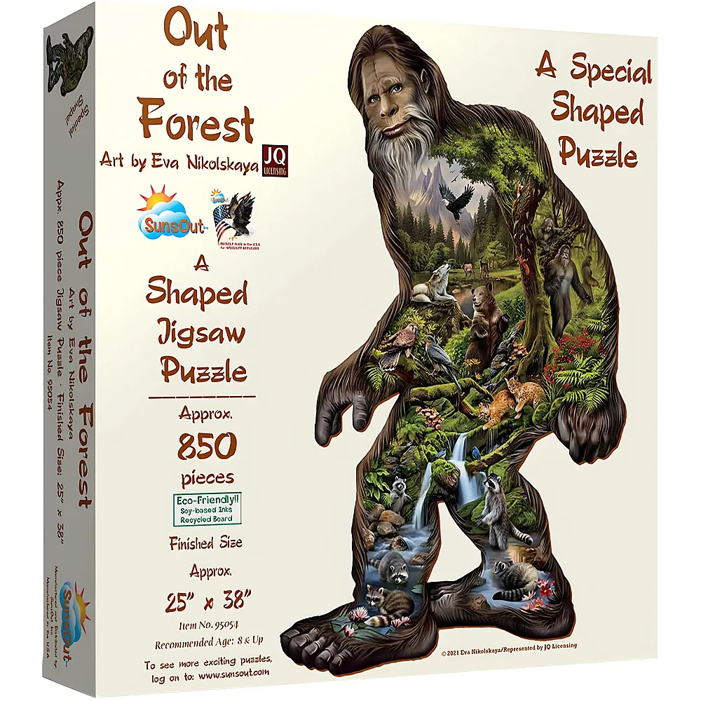 SunsOut Puzzle Eva Nikolskaya Out of the Forest - 850 Teile