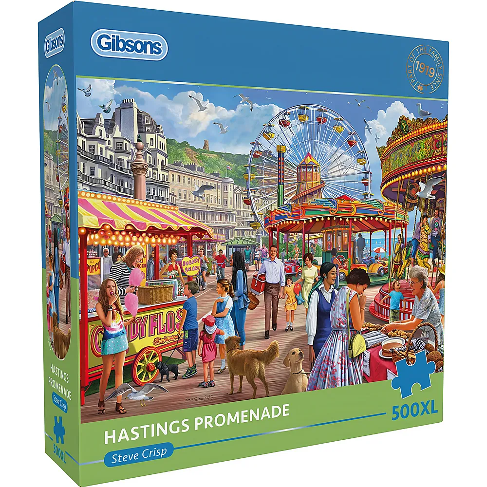 Gibsons Puzzle Steve Crisp Hastings Promenade - 500 Teile