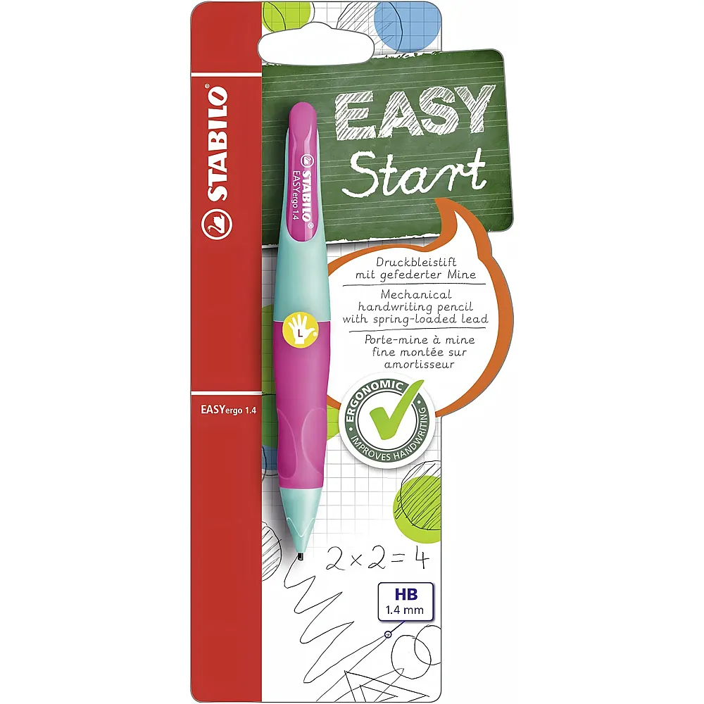Stabilo EASYergo 1.4 Start t�rkis/rosa