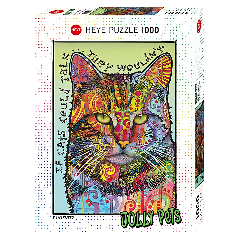 HEYE Puzzle Dean Russo If Cats Could Talk 1000Teile