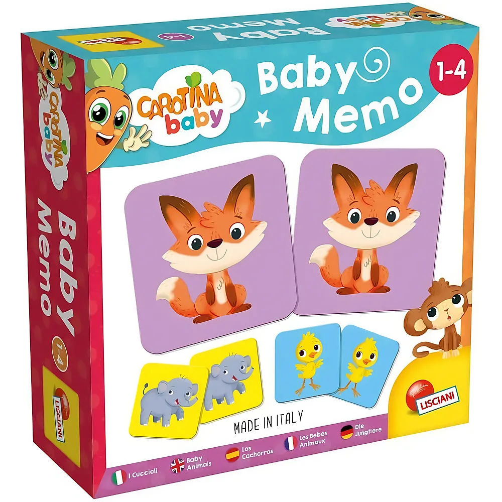 Lisciani Carotina Baby Baby Memo