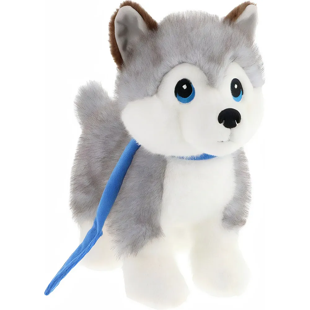 meinspielzeug - KeelToys Keeleco Husky an Leine 23cm | Hunde Pl�sch