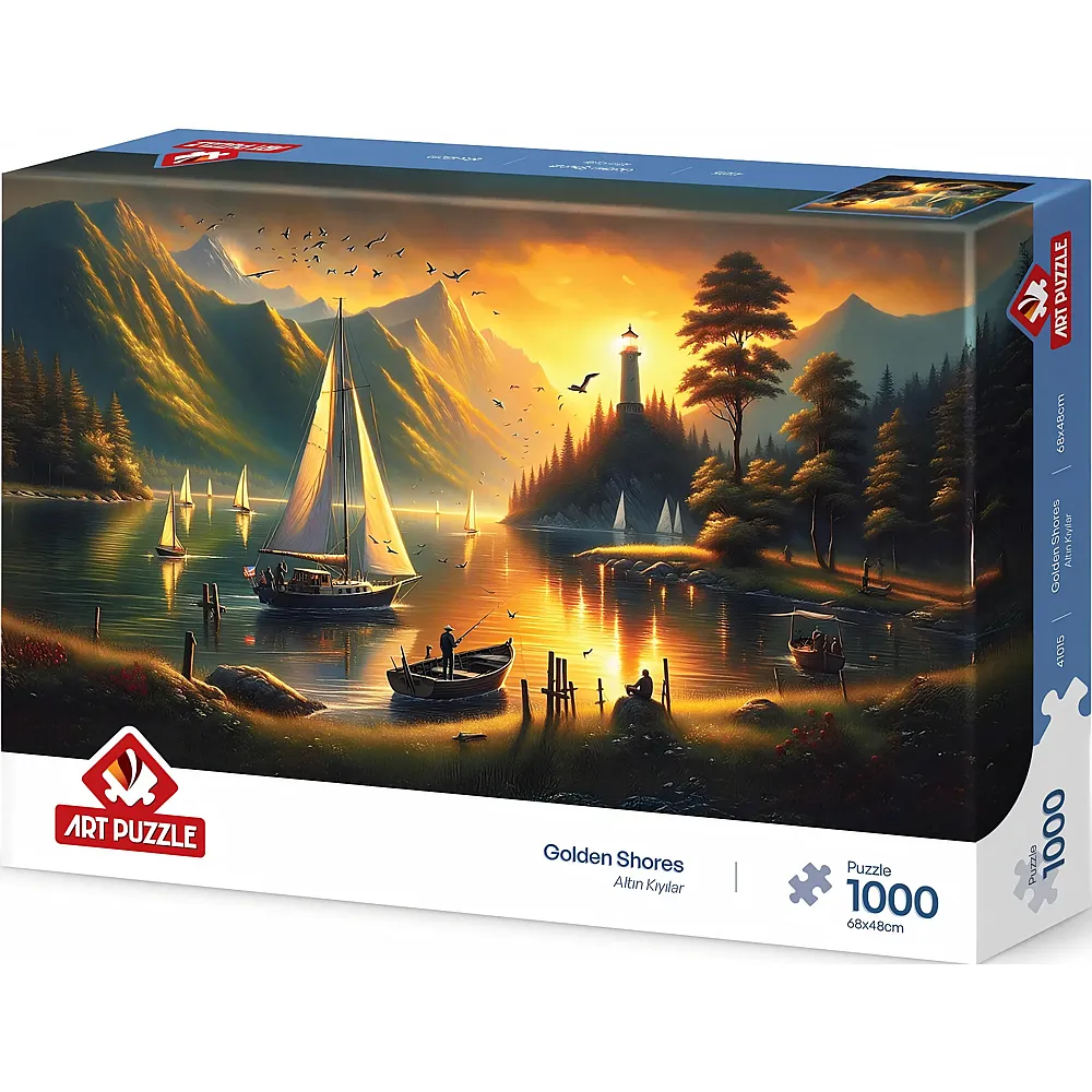 Art Puzzle Goldene Ufer - 1000 Teile