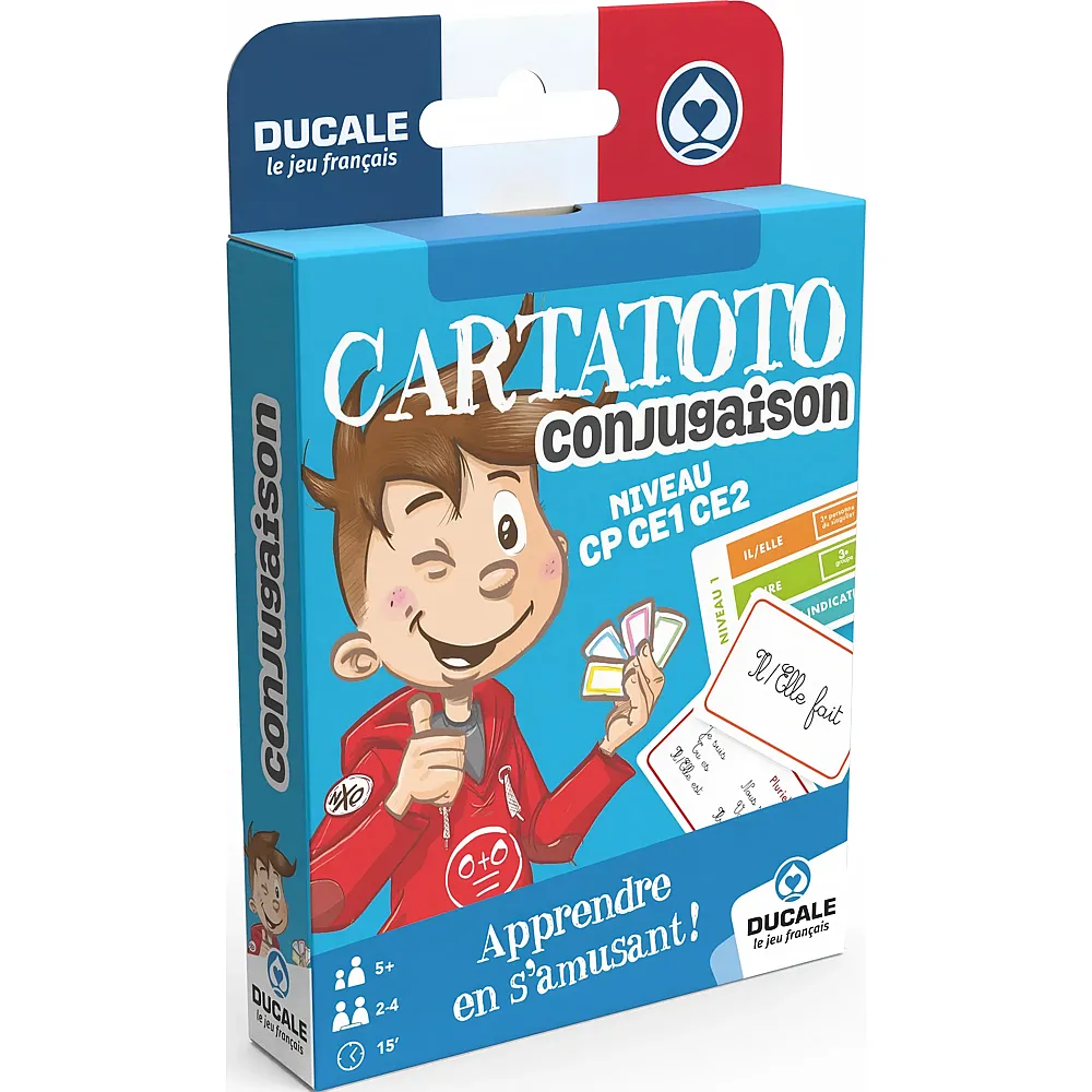 Cartamundi Shuffle Cartatoto Conjugaison Eco Format - Suche