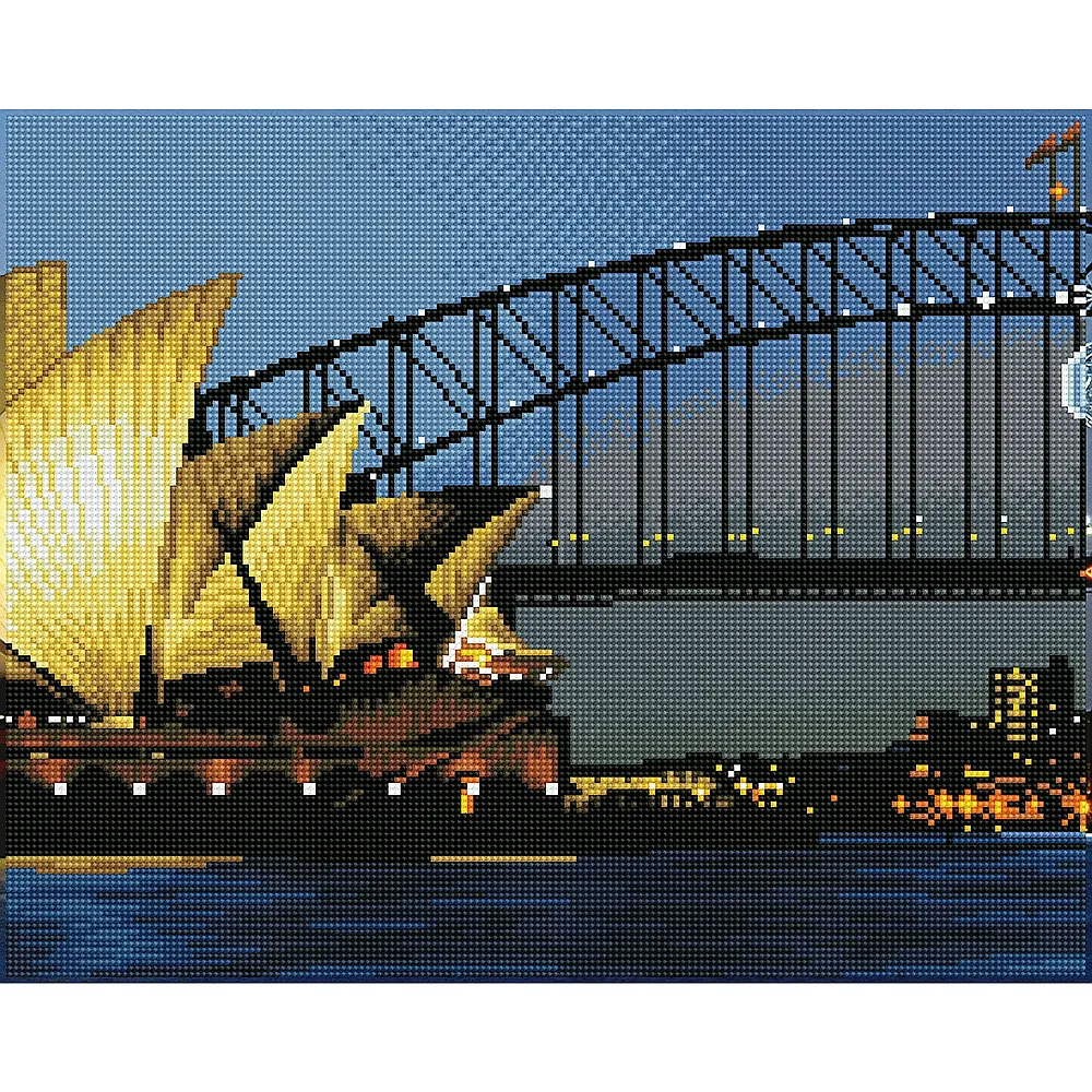 Diamond Dotz Sydney bei Nacht