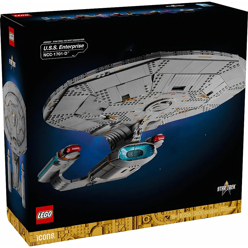 LEGO Icons Star Trek: U.S.S. Enterprise NCC-1701-D 10356