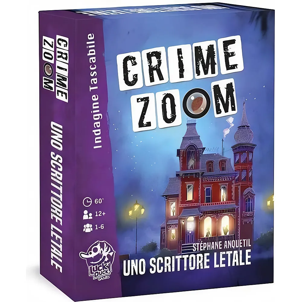 Lucky Duck Games Crime Zoom Uno Scrittore Letale - Italiano