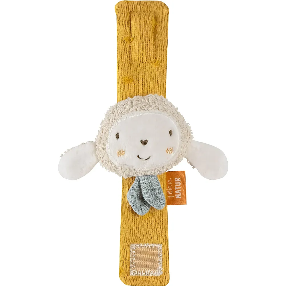 Fehn Natur Rasselarmband Schaf - 17 cm | Rasseln