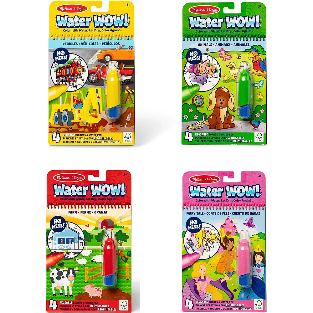 Melissa & Doug Water Wow Wassermalbuch
