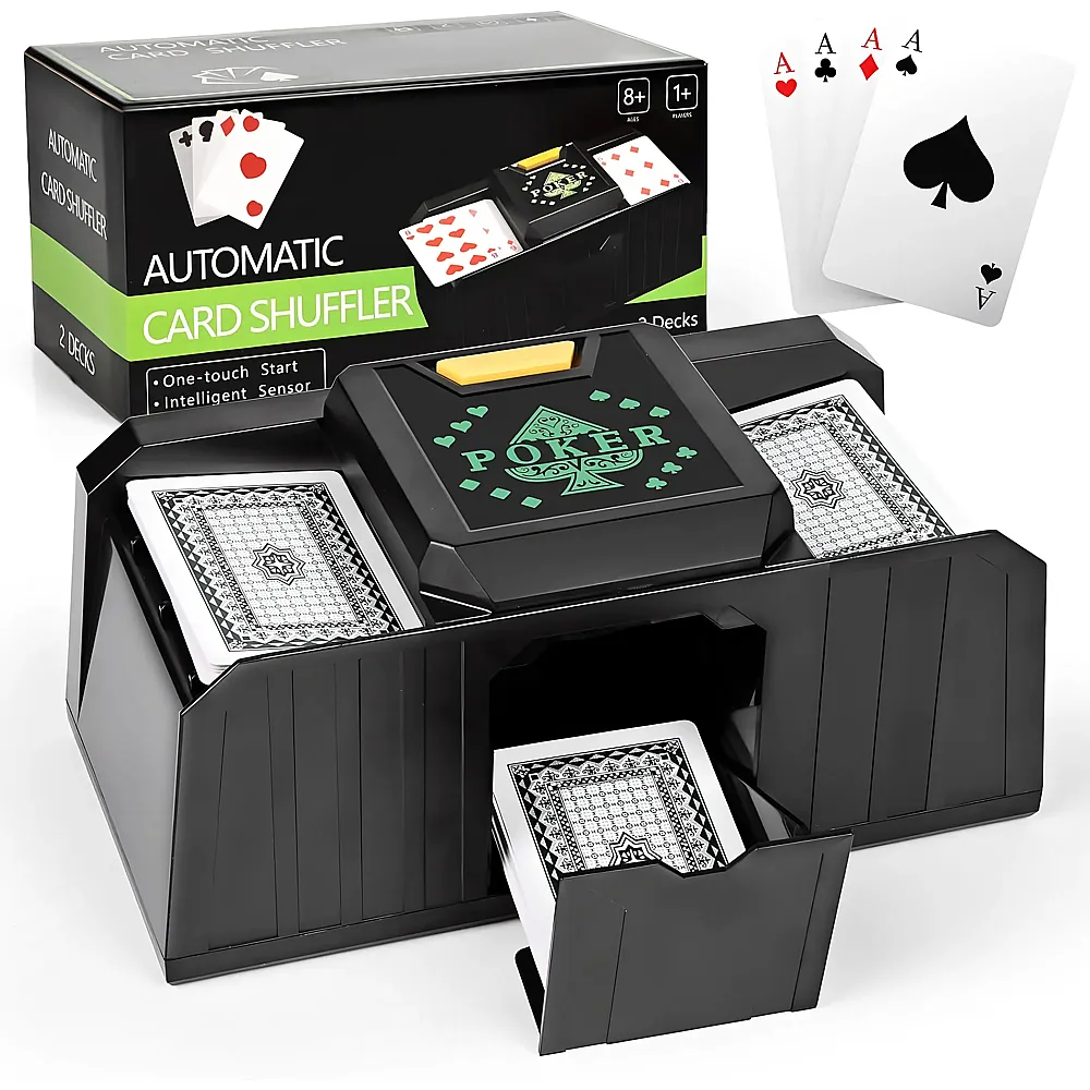 Diealles Shine Elektrische Kartenmischmaschine f�r 2 Decks - Suche