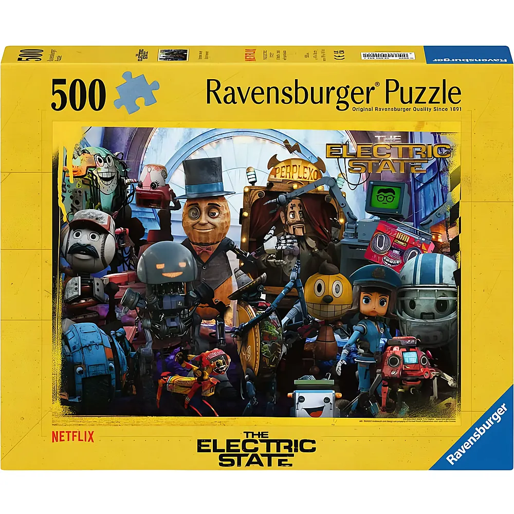 Ravensburger Puzzle Drones never Bots forever 500Teile