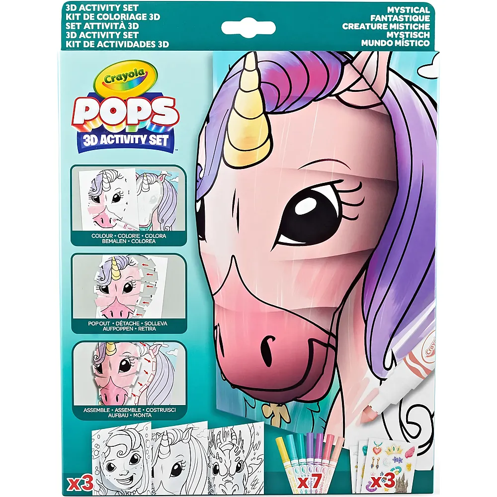 Crayola Color Pops 3D Mystisch