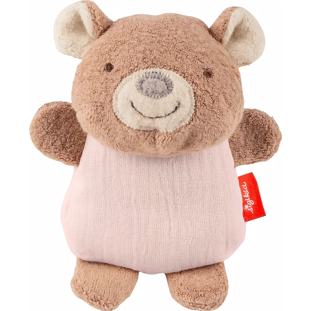 Sigikid Baby Greifling B�r Rosa - 14 cm