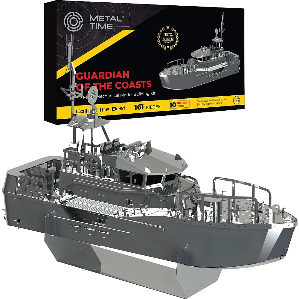 Metal Time Workshop 3D Metal Model Kustenwachboot 161st.