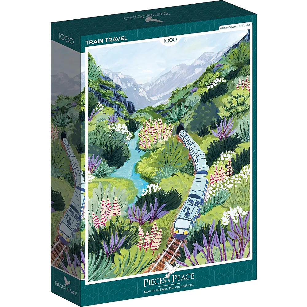 Pieces & Peace Puzzle Train Travel - 1000 Teile