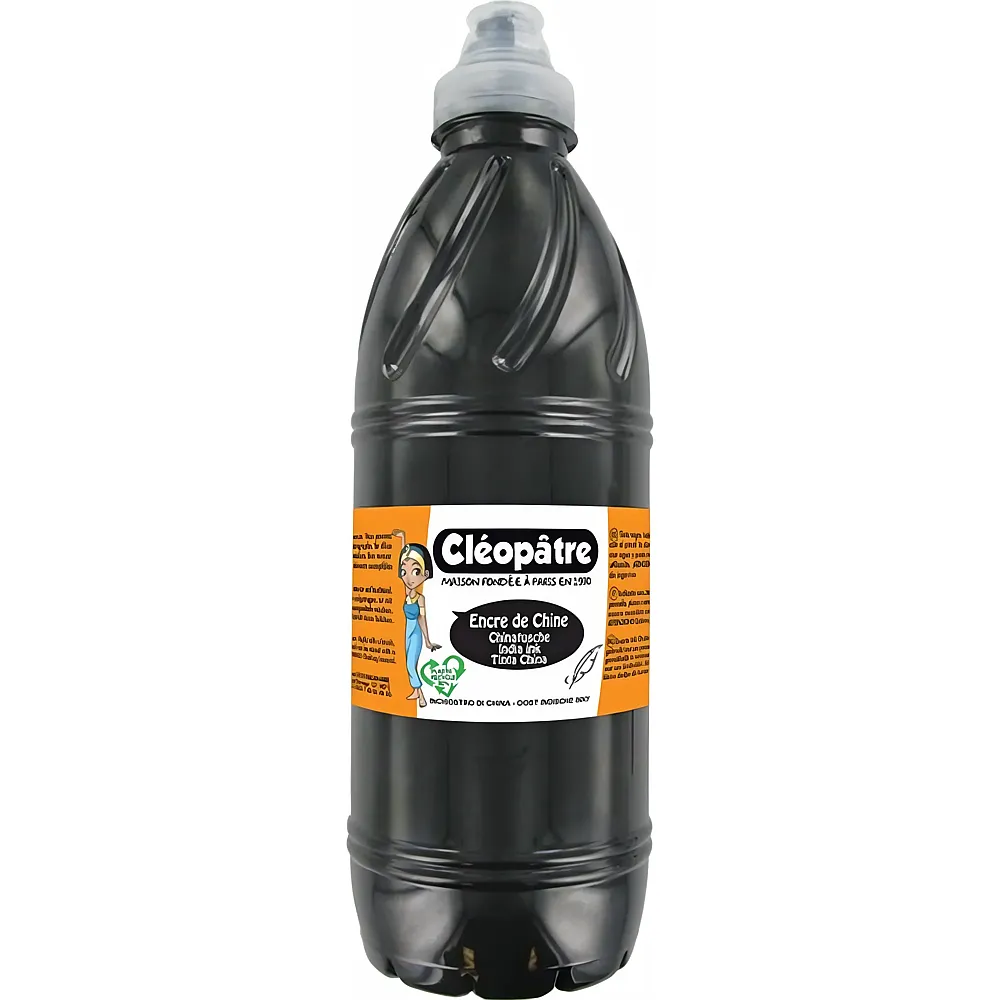 Cleopatre Encre DE Chine - Chinatusche 1L Schwarz