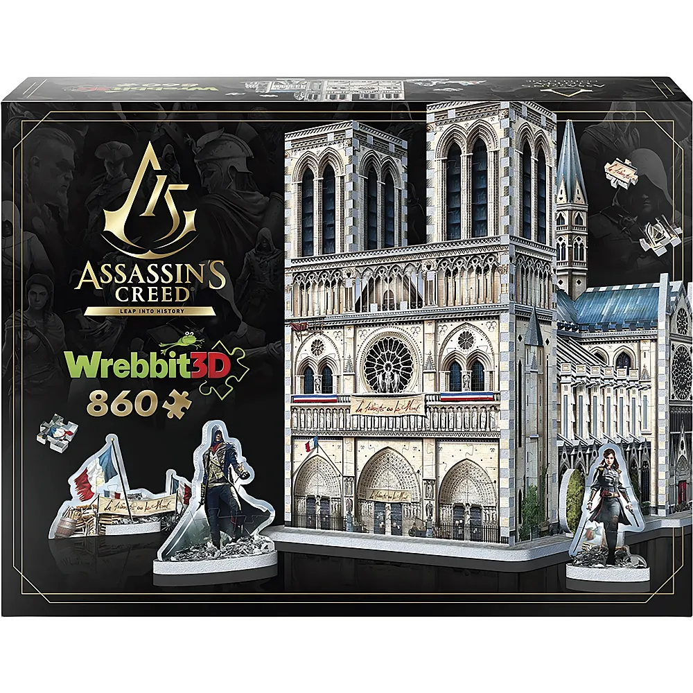 Wrebbit Puzzle Assassins Creed Unity Notre Dame 860Teile