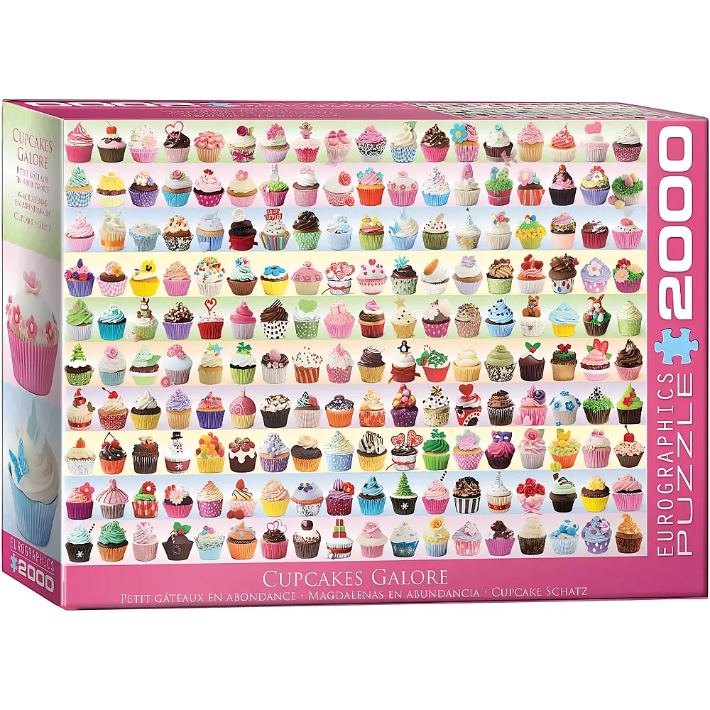 Eurographics Puzzle Cupcakes Kollektion - 2000 Teile